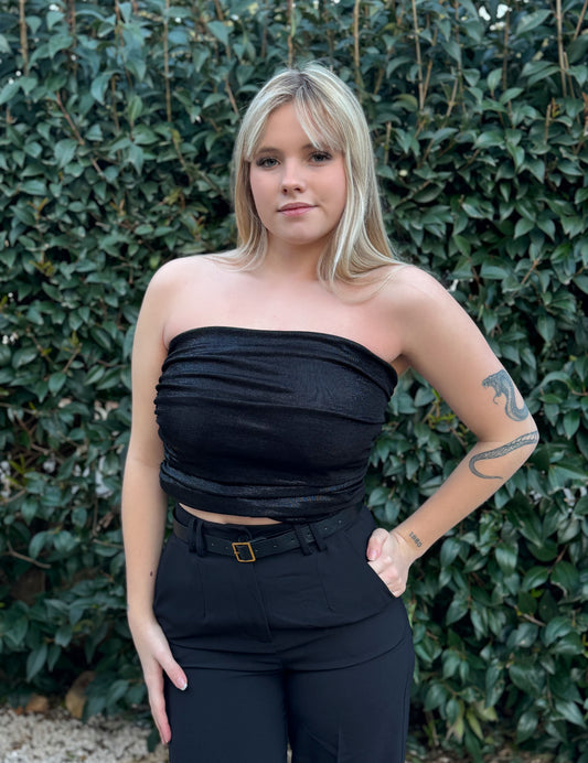 Bandeau brillant noire